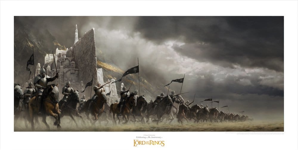 Lord of the Rings Art Print Faramir's Charge 59 x 30 cm 9420024743980