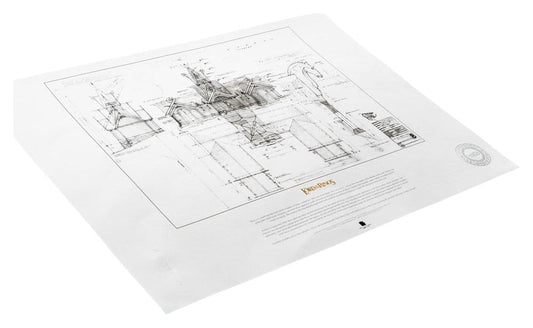 Lord of the Rings Blueprint Art Print The Stable of Edoras 59 x 42 cm 9420024745441