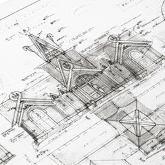 Lord of the Rings Blueprint Art Print The Stable of Edoras 59 x 42 cm 9420024745441