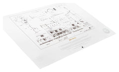 Lord of the Rings Blueprint Art Print The Courtyard of Minas Tirith 59 x 42 cm 9420024745458