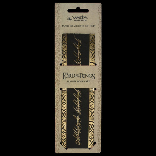 Lord of the Rings Leather Bookmark The One Ring Inscription 9420024726136