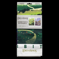 Lord of the Rings Tea Towel 2-Pack Rivendell & Hobbiton 70 cm  9420024727744