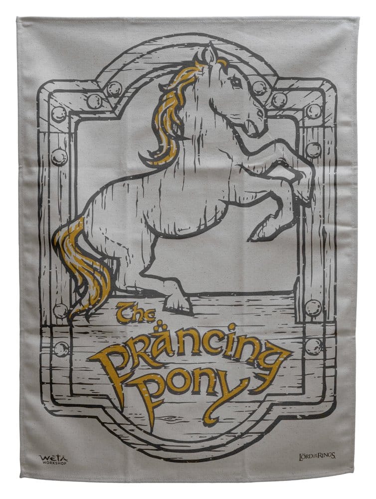 Lord of the Rings Tea Towel 2-Pack Green Dragon & Prancing Pony 69 cm  9420024744345
