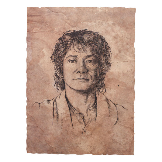 The Hobbit Art Print Portrait of Bilbo Baggin 9420024716236