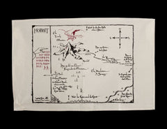  The Hobbit Tea Towel Thorins Map 72 cm  9420024715994