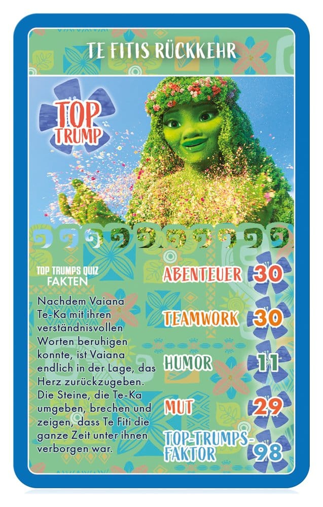 Moana Card Game Top Trumps *German Version* 4035576064343