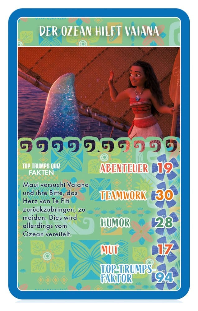 Moana Card Game Top Trumps *German Version* 4035576064343