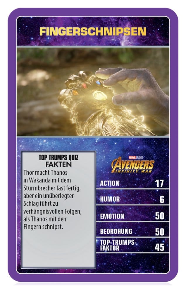 Marvel Card Game Top Trumps Collectables *German Version* 4035576064374