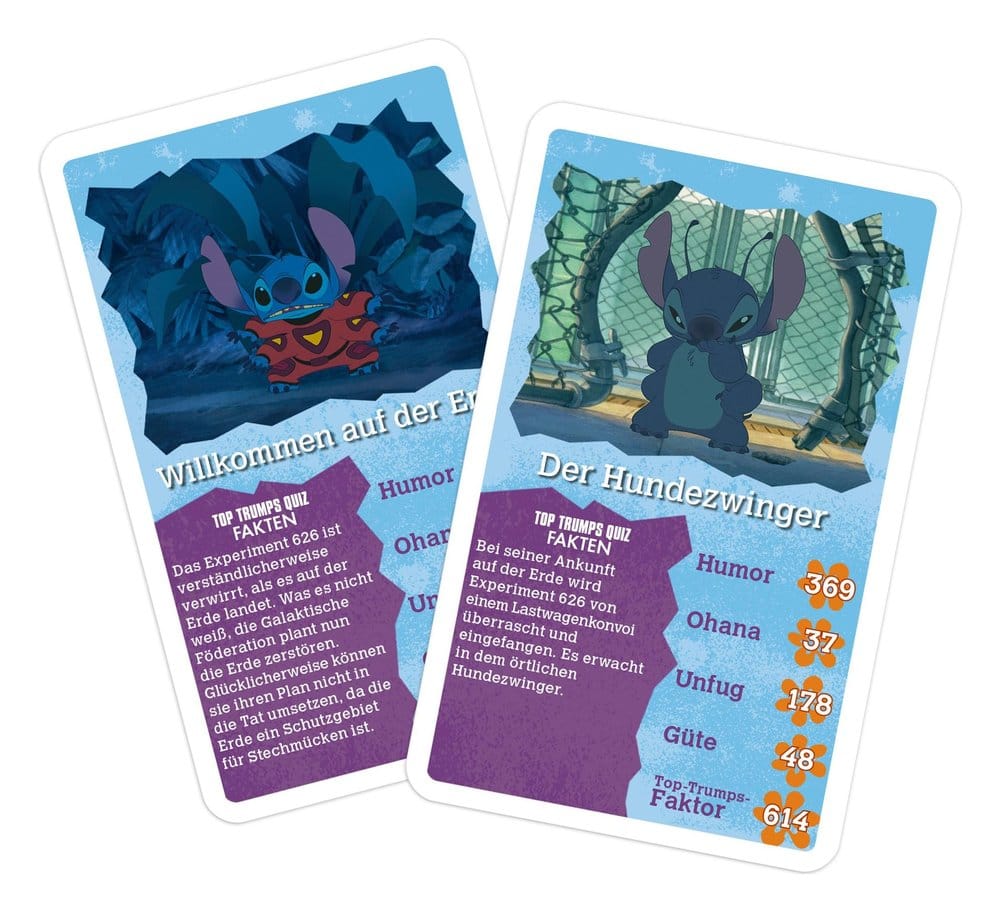 Lilo & Stitch Card Game Top Trumps *German Version* 5036905055246