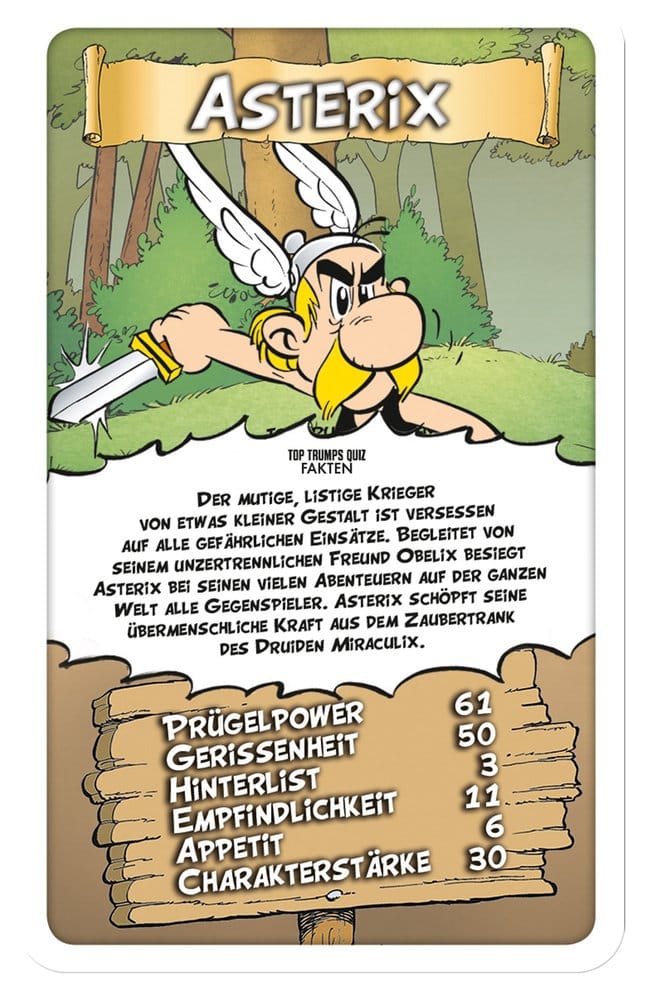 Asterix Card Game Top Trumps *German Version* 4035576064404