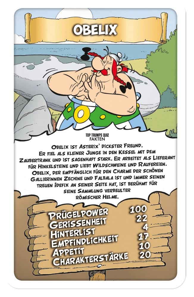 Asterix Card Game Top Trumps *German Version* 4035576064404
