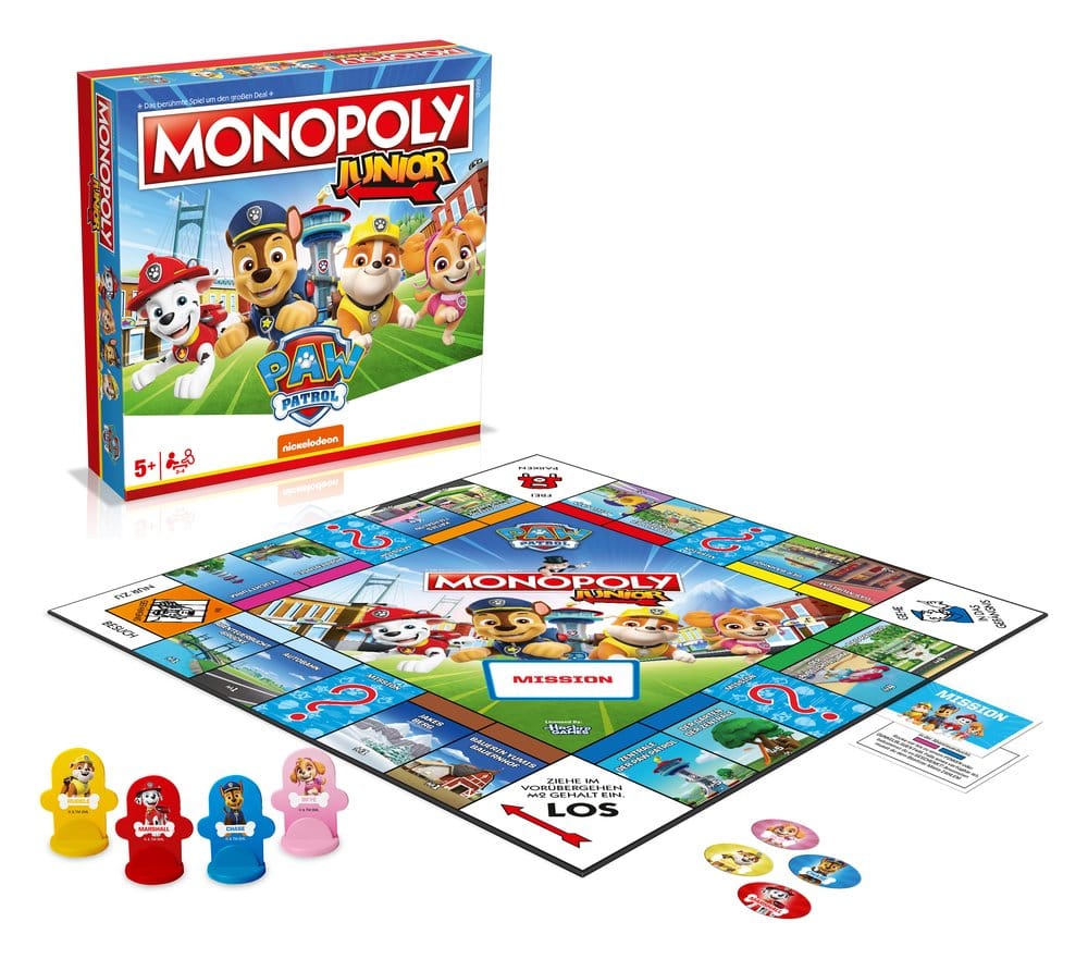 PAW Patrol Board Game Monopoly Junior *German Version* 5036905054331