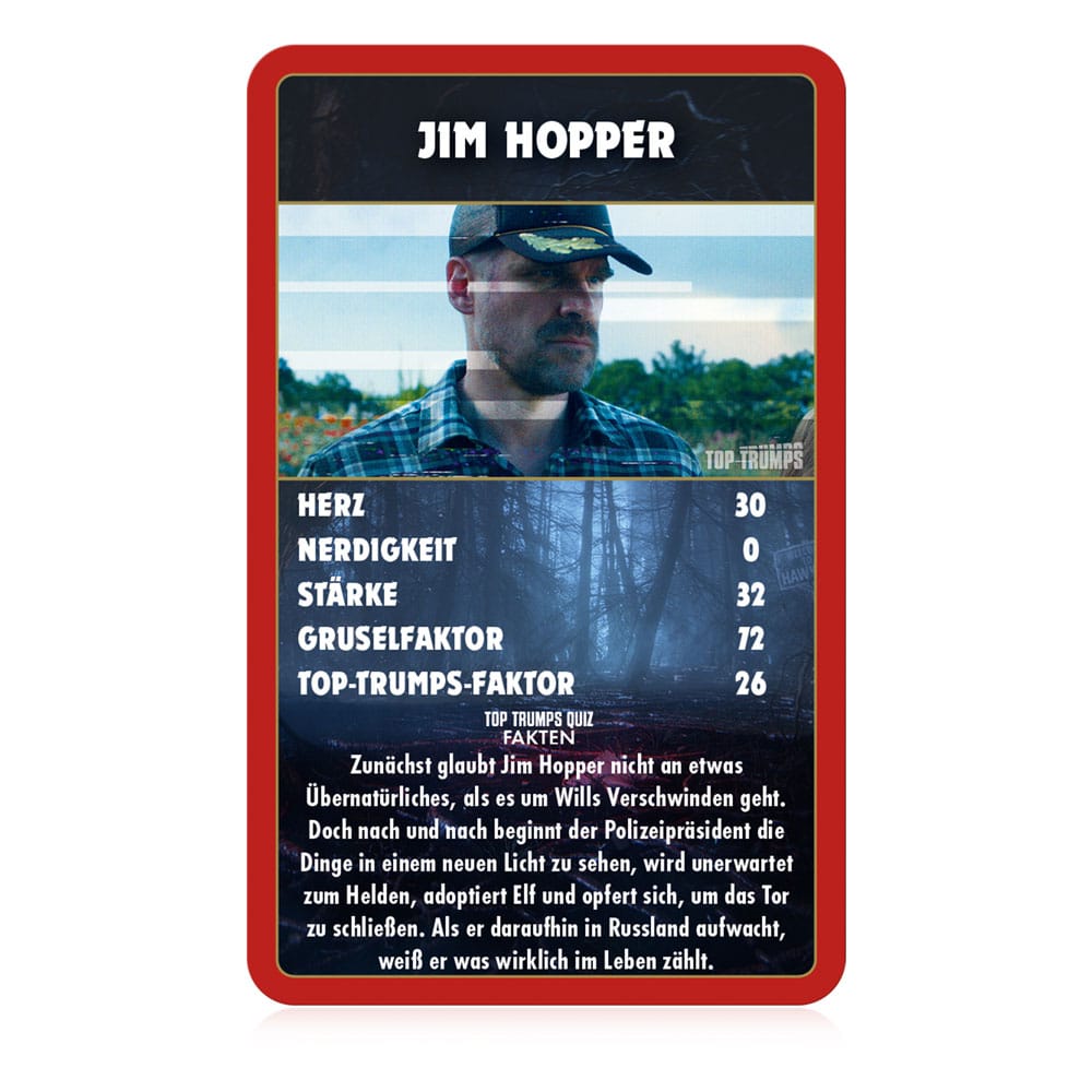 Stranger Things Kartenspiel Top Trumps Collectables *Deutsche Version*Stranger Things Card Game Top Trumps Collectables *German Version*Stranger Things Jeu de cartes Top Trumps Collectables *ALLEMAND*Stranger Things Juego de cartas Top Trumps Collectables 5036905056823