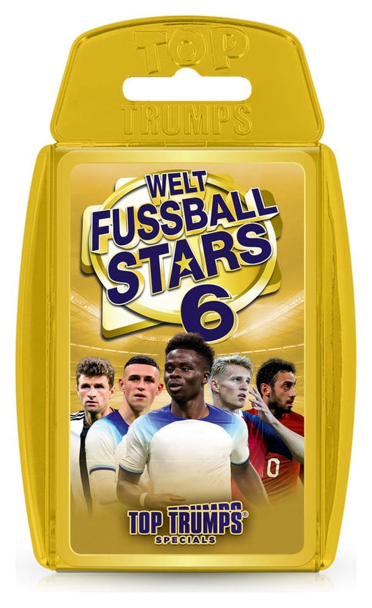 World Football Stars 6 Card Game Top Trumps *German Version* 5036905060257