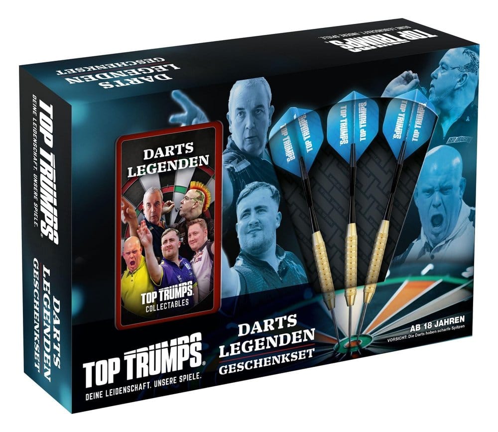 Darts Top Trumps Gift Set with Arrows *German Version* 5036905030205