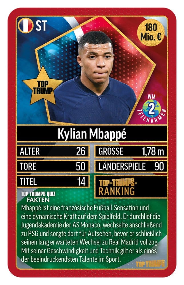 World Football Stars Card Game 200 Pack 1 *German Version* 5036905064248