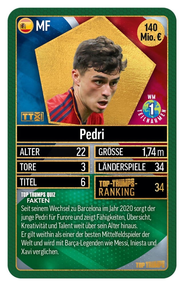 World Football Stars Card Game 200 Pack 3 *German Version* 5036905064262