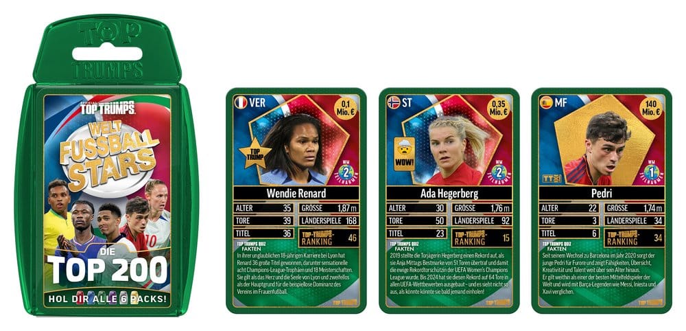 World Football Stars Card Game 200 Pack 3 *German Version* 5036905064262