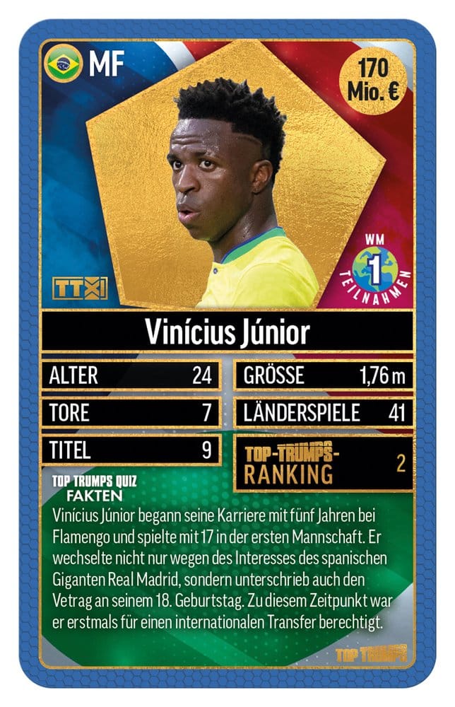World Football Stars Card Game 200 Pack 2 *German Version* 5036905064255