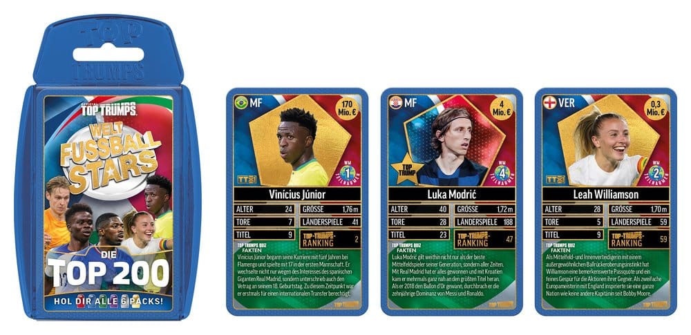World Football Stars Card Game 200 Pack 2 *German Version* 5036905064255