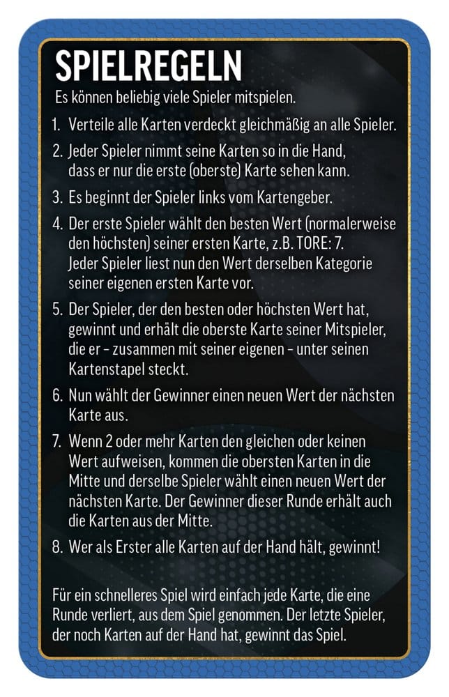 World Football Stars Card Game 200 Pack 2 *German Version* 5036905064255