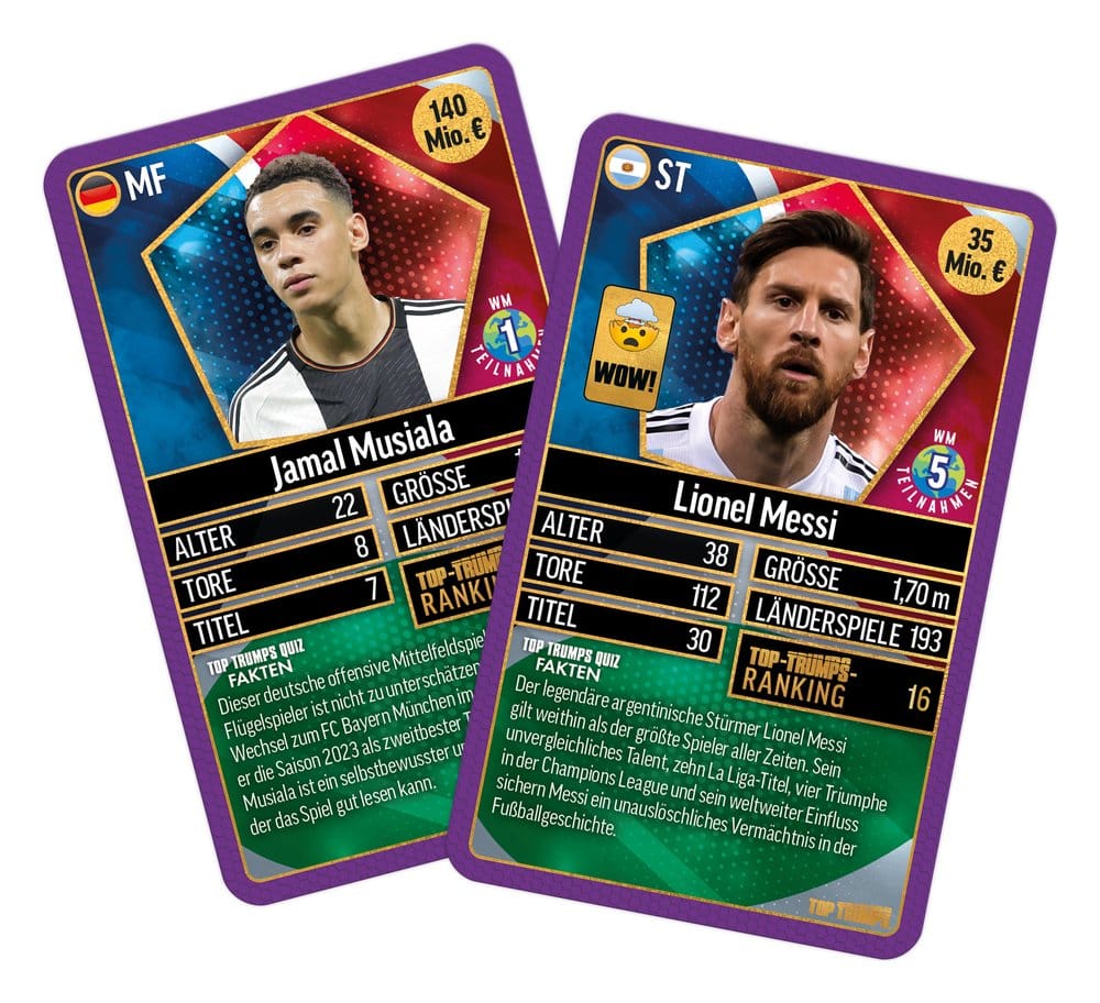 World Football Stars Card Game 200 Pack 4 *German Version* 5036905064279