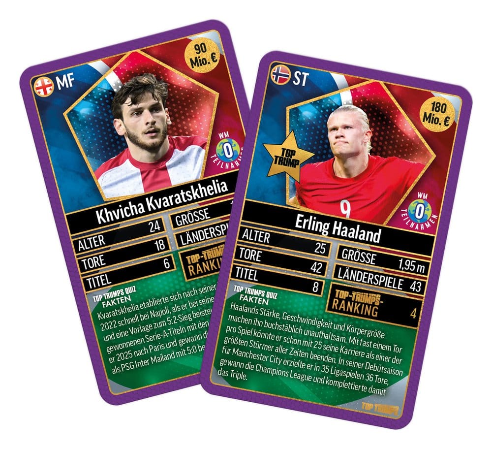 World Football Stars Card Game 200 Pack 4 *German Version* 5036905064279