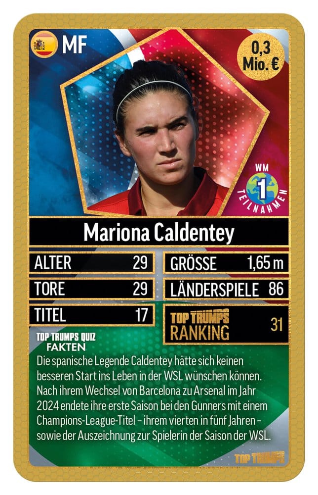 World Football Stars Card Game 200 Pack 6 *German Version* 5036905064293