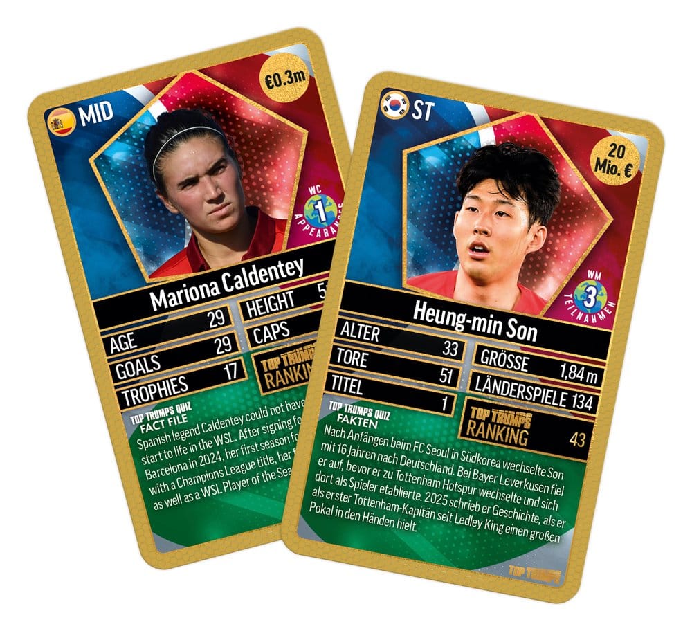 World Football Stars Card Game 200 Pack 6 *German Version* 5036905064293