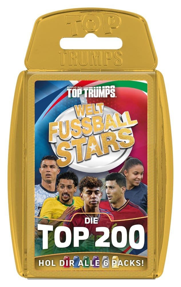 World Football Stars Card Game 200 Pack 6 *German Version* 5036905064293