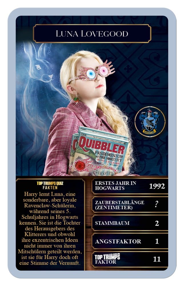 Harry Potter Card Game Top Trumps Witches and Wizards New Version *German Version* 5036905065672