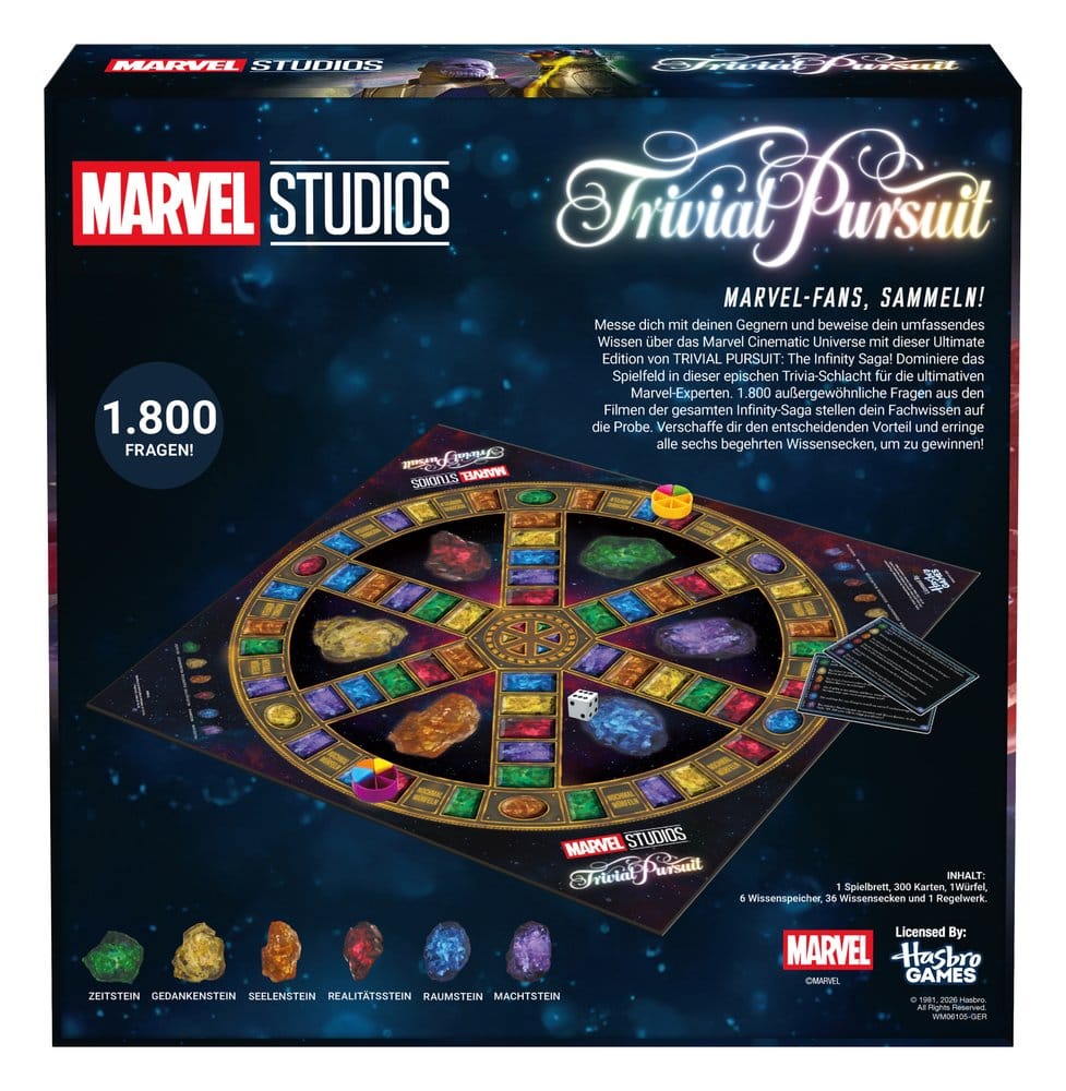 Marvel Board Game Trivial Pursuit Universe XL *German Version* 5036905030175