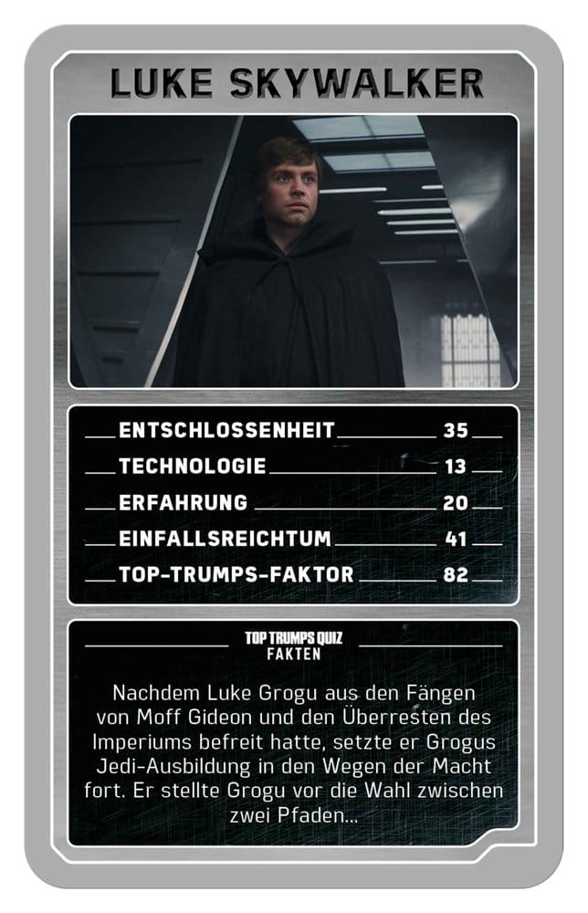 The Mandalorian and Grogu Card Game Top Trumps Collectables *German Version* 5036905065634