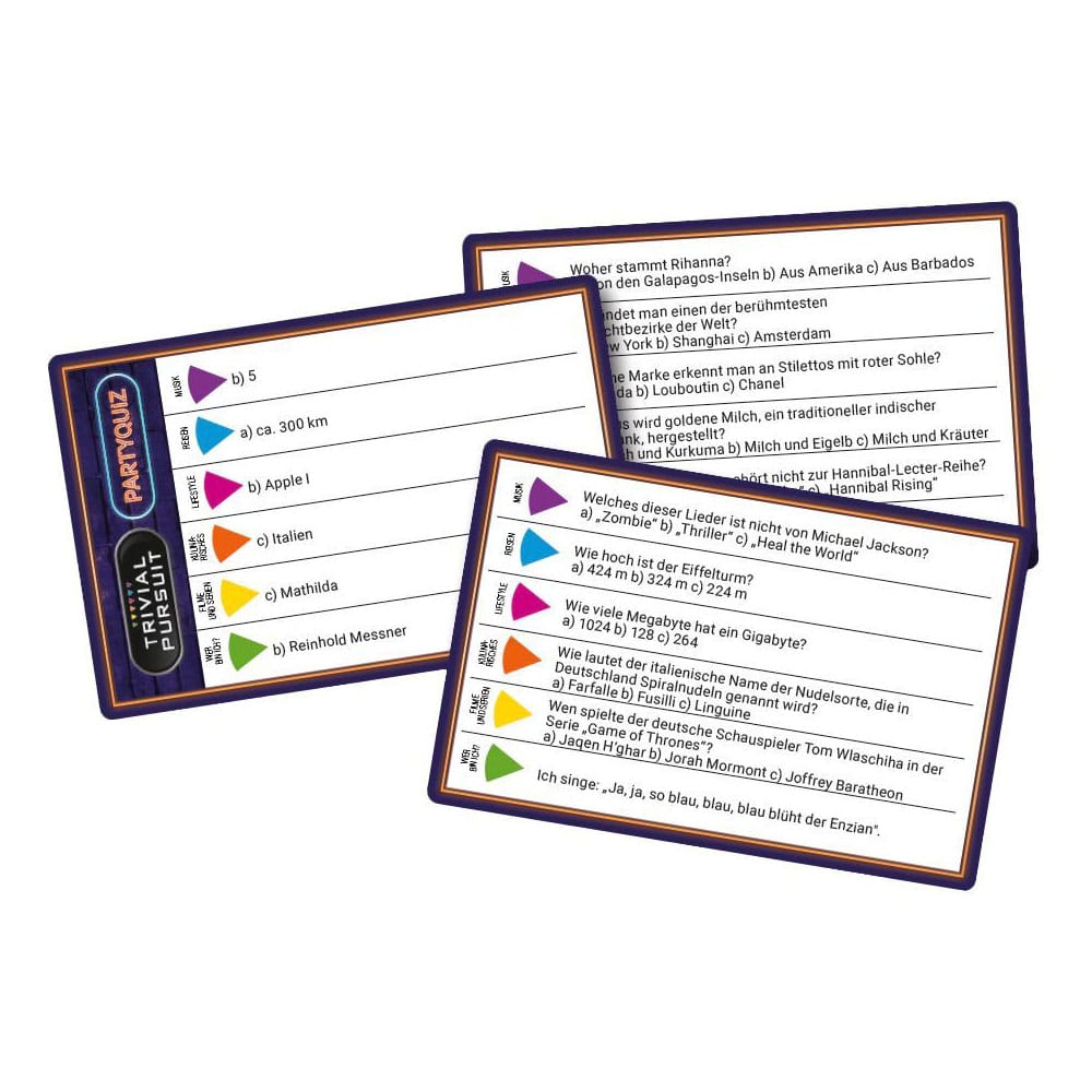 Party Quiz Card Game Trivial Pursuit Vol. 1 *German Version* 4035576011798