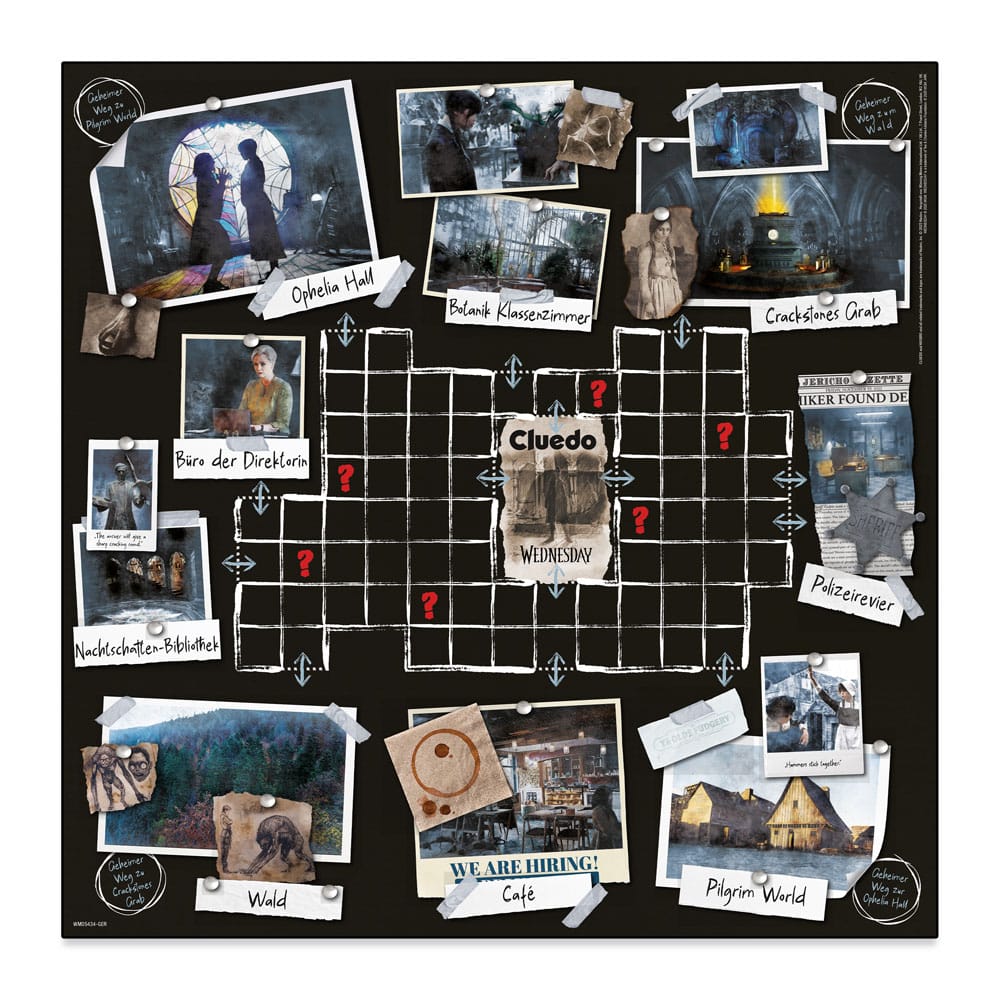 Wednesday Board Game Clue *German Version* 5036905062138