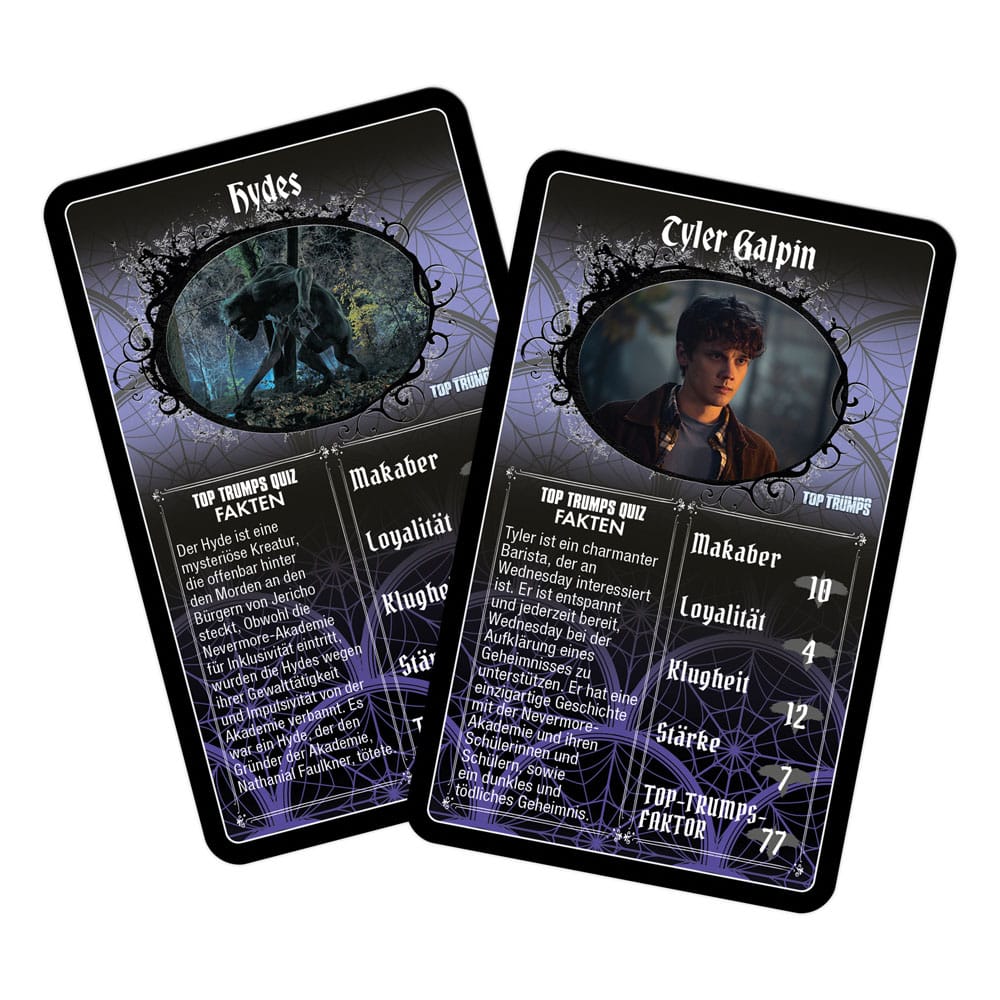 Wednesday Card Game Top Trumps *German Version* 5036905062350