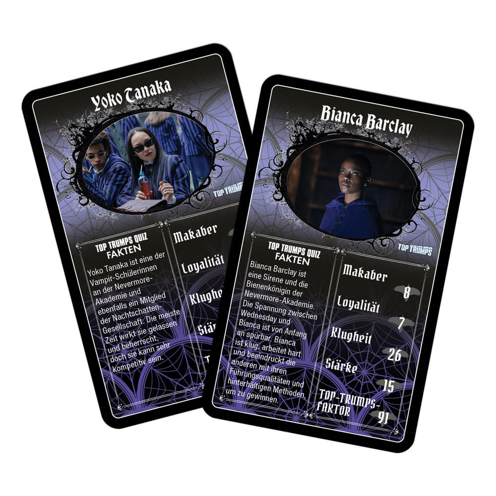 Wednesday Card Game Top Trumps *German Version* 5036905062350