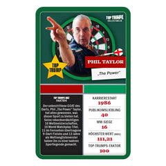 Darts Card Game Top Trumps Collectables Legenden *German Version* 5036905061674