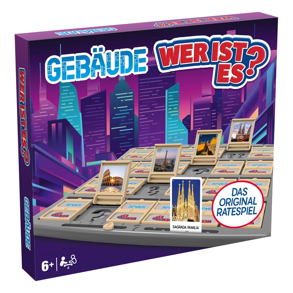 Board Game Guess Who Berühmte Gebäude *German Version* 5036905062251