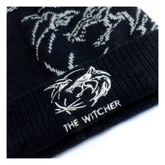 The Witcher Beanie Wolf Logo 5056463451342