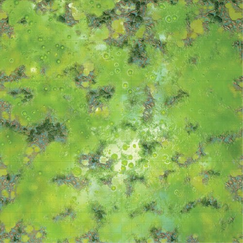 WarLock Tiles: Game Mat: Mat-Acid Lagoon 0634482165447