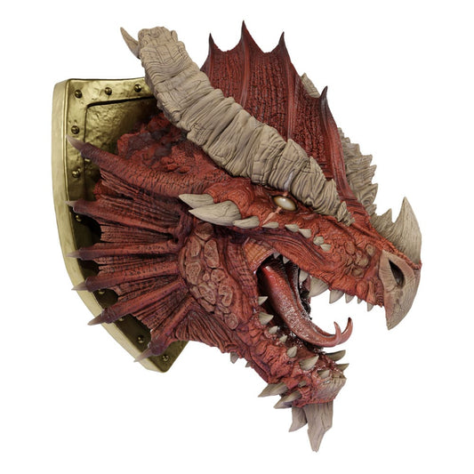 D&D Replicas of the Realms Life-Size Foam Figure Ancient Red Dragon Trophy Plaque - Limited Edition 50th Anniversary 56 cm 0634482685174