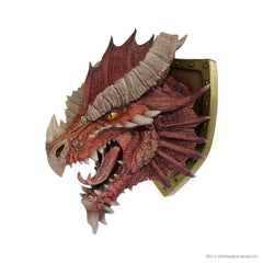 D&D Replicas of the Realms Life-Size Foam Figure Ancient Red Dragon Trophy Plaque - Limited Edition 50th Anniversary 56 cm 0634482685174