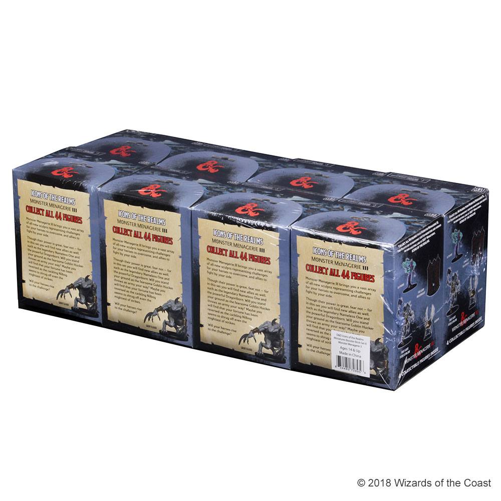 D&D Icons of the Realms: Monster Menagerie 3 Booster Brick (8) 0634482728956