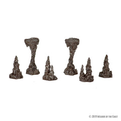 D&D Icons of the Realms: Volo & Mordenkainen's Foes - Premium Set Elder Brain & Stalagmites 0634482739440