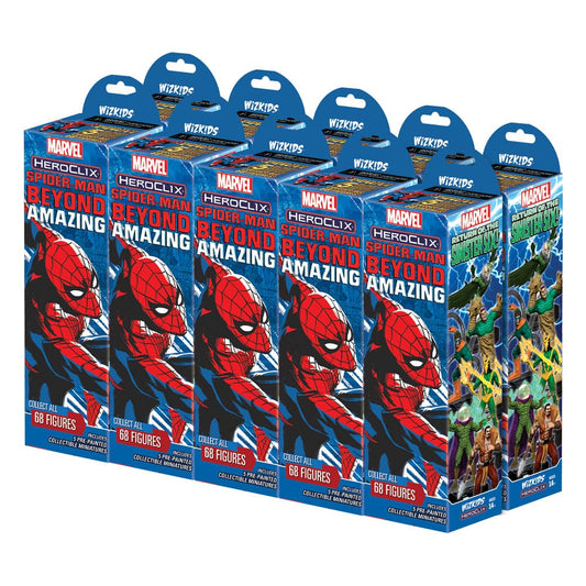 Marvel HeroClix: Spider-Man Beyond Amazing Booster Brick (10) 0634482848647