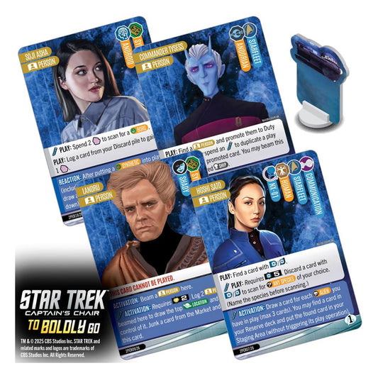Star Trek: Captain's Chair Card Game To Boldly Go *English Version* 0634482876459