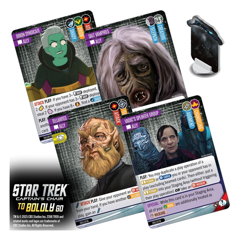 Star Trek: Captain's Chair Card Game To Boldly Go *English Version* 0634482876459