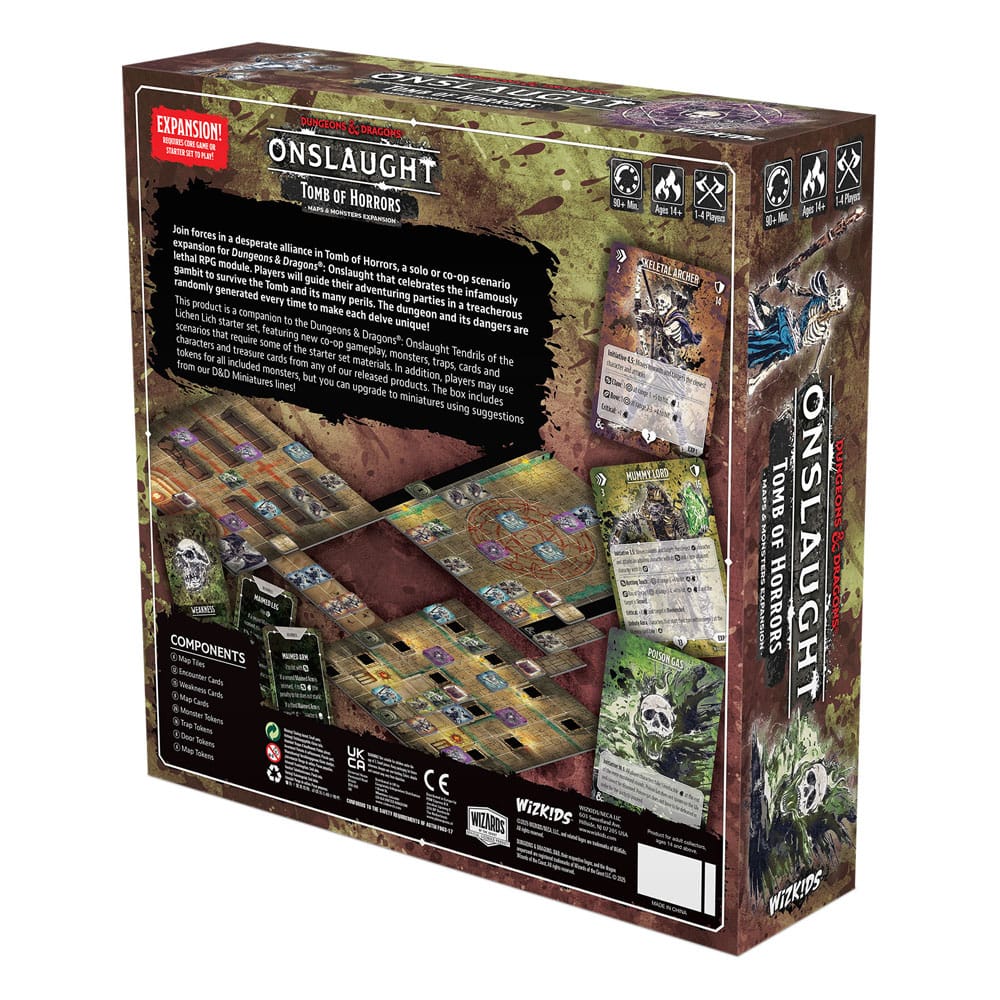 Dungeons & Dragons Game Expansion Onslaught Tomb of Horrors - Maps & Monsters Expansion *English Version* 0634482897454