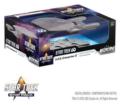 Star Trek Ship Pack Boxed prepainted Miniatures U.S.S. Enterprise - 60th Anniversary Edition 22 cm 0634482898598